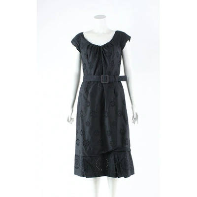 Pre-owned Prada Black Cotton Dress