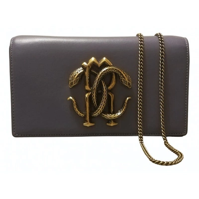 Pre-owned Roberto Cavalli Leather Clutch Bag