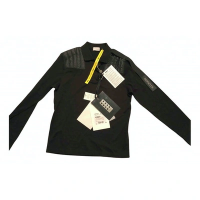 Pre-owned Moncler Genius Moncler N°5 Craig Green Black Cotton Polo Shirts