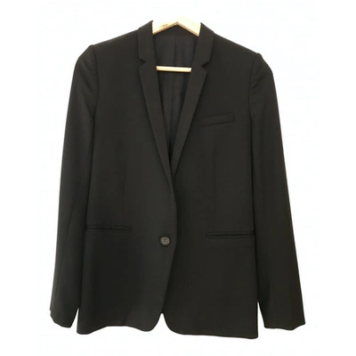 Pre-owned The Kooples Fall Winter 2019 Black Wool Jacket