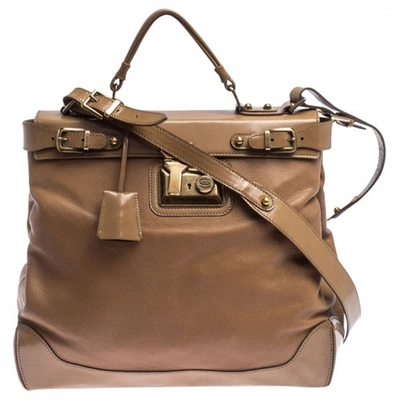 Pre-owned Tod's N Brown Leather Handbag
