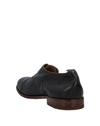 Shop Moma Lace-up Shoes In Dark Brown