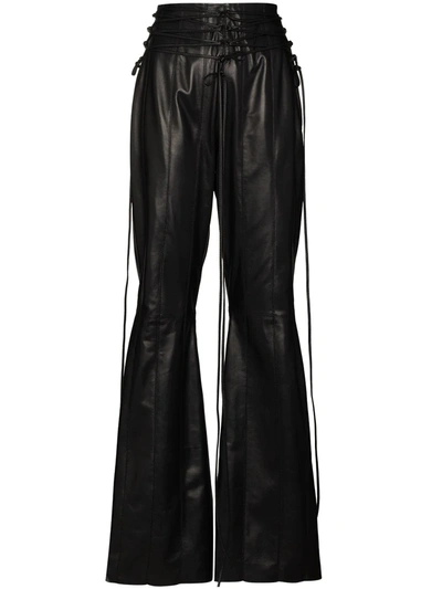 Shop 16arlington Lucerene Flared Trousers In Black