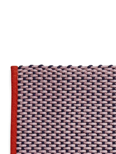 Hay Door Woven Mat In Pink
