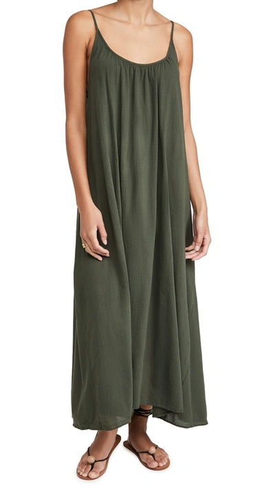 Shop 9seed Tulum Dress In Hunter