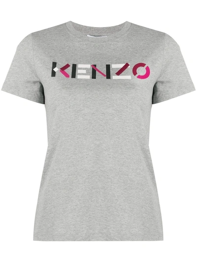 Shop Kenzo T-shirts In Gris Perle