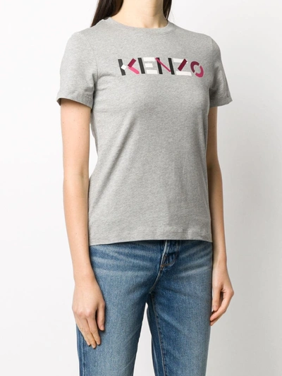 Shop Kenzo T-shirts In Gris Perle