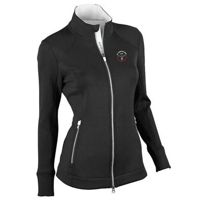 Shop Zero Restriction 2020 U.s. Women's Open Z500 Mikaela Full Zip In Black