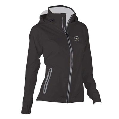 Shop Zero Restriction 2020 U.s. Open Hooded Olivia Jacket In Black/metallic Silver