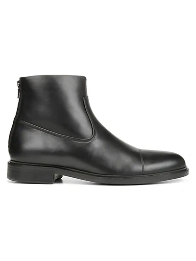 Shop Vince Beckett Leather Cap Toe Ankle Boots