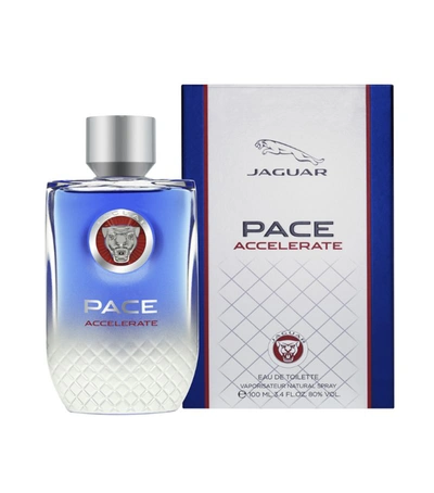 Shop Jaguar Pace Accelerate Eau De Toilette (100ml) In White