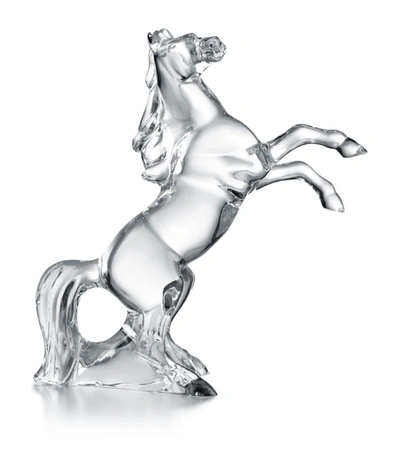 Shop Baccarat Marengo Rearing Horse Figurine In White