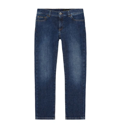 Shop Dolce & Gabbana Kids Regular Jeans (2-6 Years) In Multi