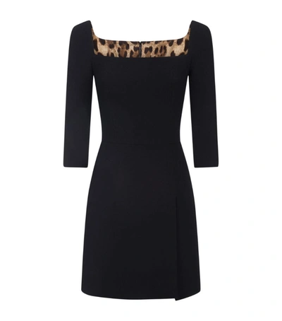 Shop Dolce & Gabbana Square-neck Mini Dress