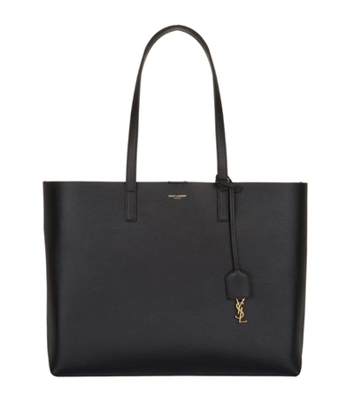 Shop Saint Laurent E/w Tote Bag In Black