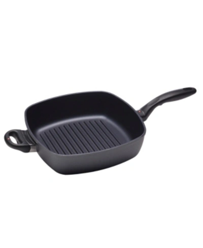 Shop Swiss Diamond Hd Induction Deep Square Grill Pan In Black