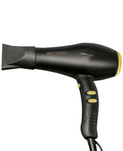 Shop Bio Ionic Bioionic Goldpro Hair Dryer Bedding In Black/gold