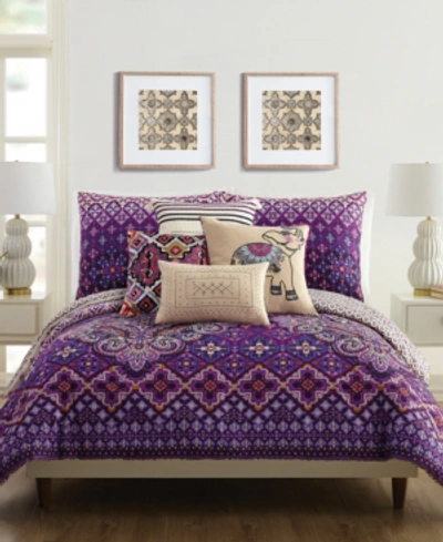 Shop Vera Bradley Dream Tapestry King Comforter Set In Purple