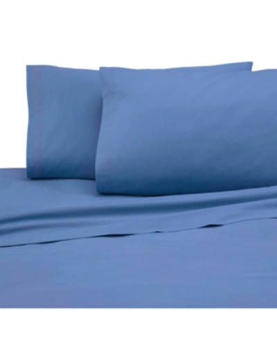 Shop Martex 225 Thread Count 4-pc. Queen Sheet Set In Ceil Blue