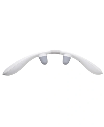 Shop Sharper Image Massager Duo Compression With Dual-node Vibration In White