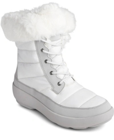 Shop Sperry Women's Bearing Plushwave Boots Women's Shoes In White