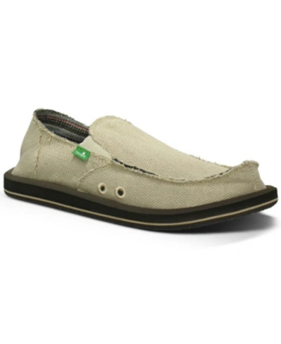 Shop Sanuk Men's Hemp Slip-on Loafers In Natural