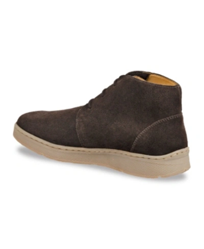 Shop Sandro Moscoloni Men's Plain Toe Lace Chukka Boot Men's Shoes In Brown