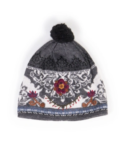 Simply Natural Alpaca Melia Hat In Open Gray
