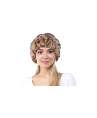 Shop Marcus Adler Women's Plush Faux Fur Stretch Headband In Leopard