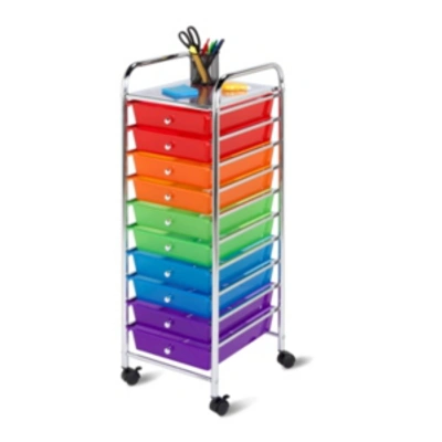 Shop Honey Can Do 10 Drawer Storage Cart In Multi