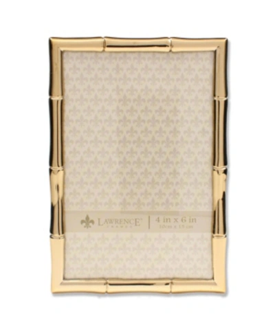 Shop Lawrence Frames Gold Metal Picture Frame With Bamboo Design
