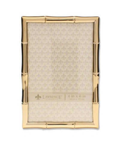 Lawrence Frames Gold Metal Picture Frame With Bamboo Design In Gold