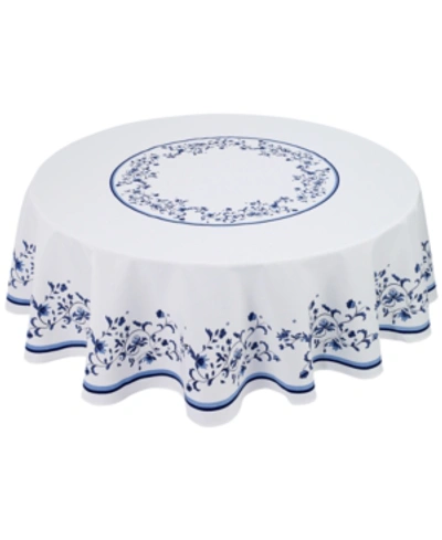 Shop Avanti Portmeirion Blue Portofino 70" Round Tablecloth In Multi