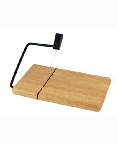 Shop Prodyne Thick Beechwood Cheese Slicer In Brown