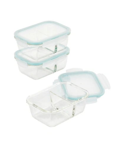 Shop Lock N Lock Purely Better 6-pc. 25-oz. Divided Food Storage Containers In Clear