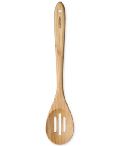 Shop Cuisinart Greengourmet Bamboo Slotted Spoon In Wood
