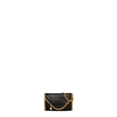 Shop Stella Mccartney Falabella Shoulder Bags In Black