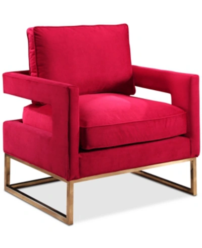 Shop Abbyson Living James Armchair In Rose