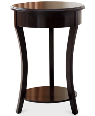 Shop Abbyson Living Norine End Table In Espresso