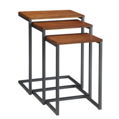 Shop Carolina Classics Eleana Wood Nesting Tables In Brown