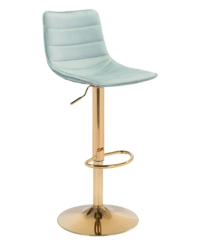 Shop Zuo Prima Bar Chair In Green