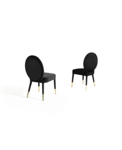 Shop Chic Home Leverett Dining Chair In Black