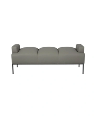 Shop Chic Home Carmel Bench In Gray