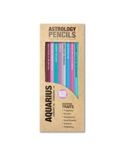 Shop Whiskey River Soap Co Aquarius Astrology Pencils In Multi