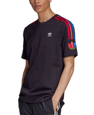 Adidas Originals Adidas Original T-shirt With Lock Up 3d Trefoil In Black |  ModeSens