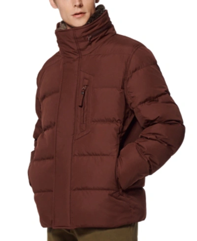 Shop Marc New York Men's Horizon Down Puffer Jacket In Oxblood