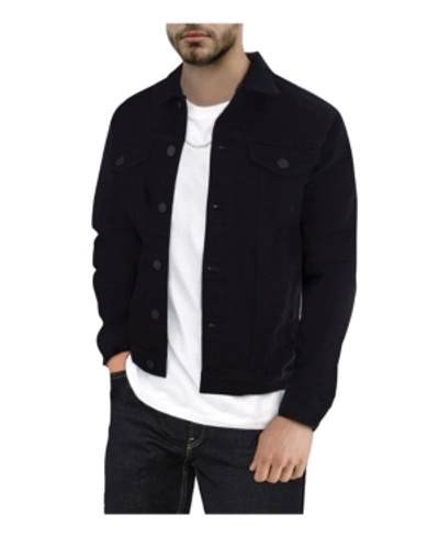 Shop X-ray Men's Denim Jacket In Jet Black