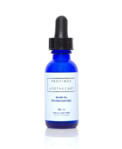 Shop Province Apothecary Men's Beard Oil, 30 ml In Open Blue