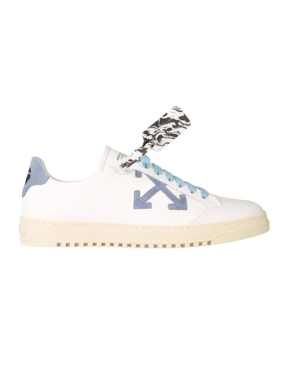 Shop Off-white 2.0 Low White Cotton Sneakers
