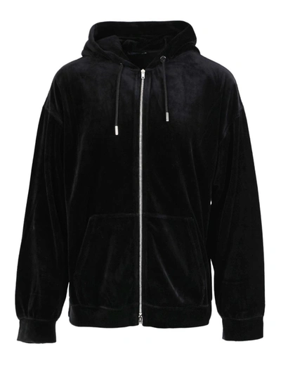 Shop Mastermind Japan Zipped Sweatshirt Hoodie, Black